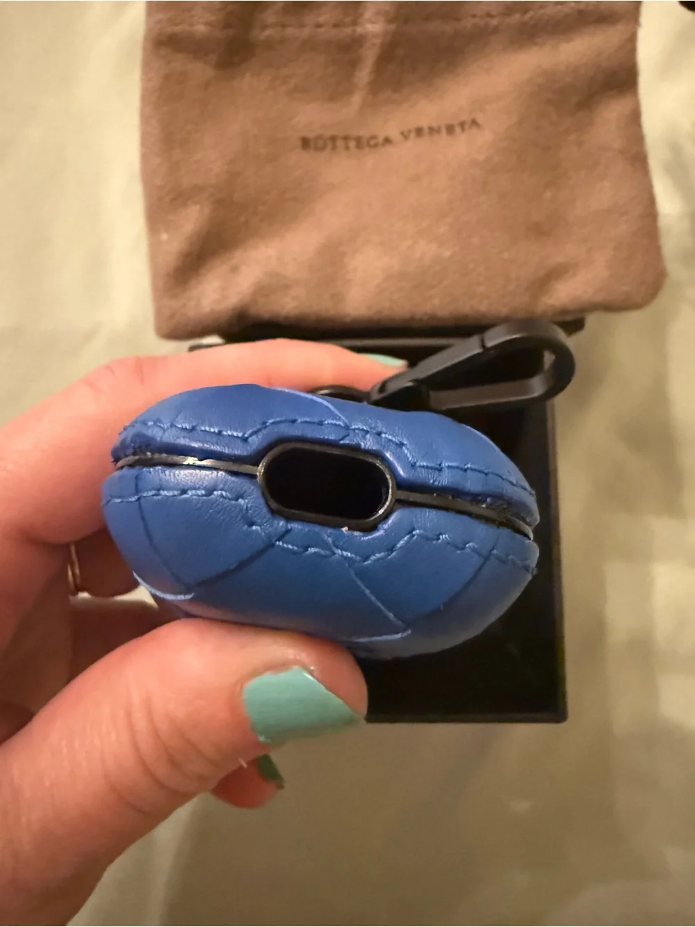 Bottega Veneta Air Pod Case w/ box & dusty